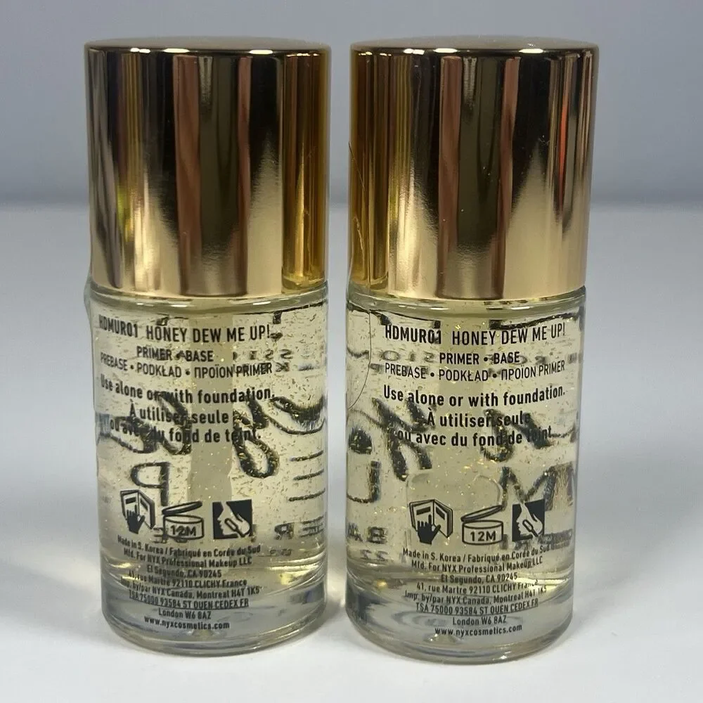 NYX Professional Makeup Honey Dew Me Up Primer- New 2 Pack
